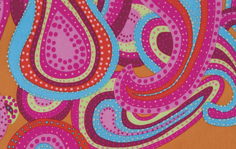 Dancing Paisley - Watermelon
