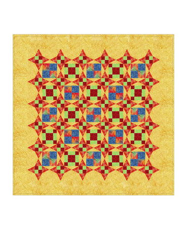 Paradise Island Quilt Kit - Tropical Colors