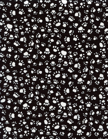 Paw Prints ~ Black C5534