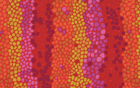Pebble Mosaic - Orange