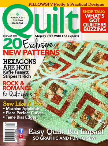 Quilt Magazine Feb/March 2013
