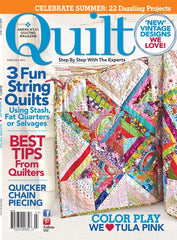 Quilt Magazine June/July 2013