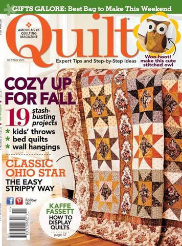 Quilt Magazine Oct/Nov 2013