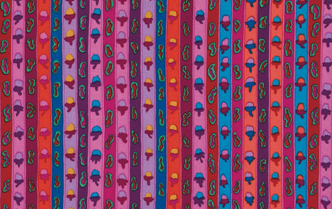 Ribbon Stripe - Red