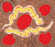 Snake & Water Lily Red