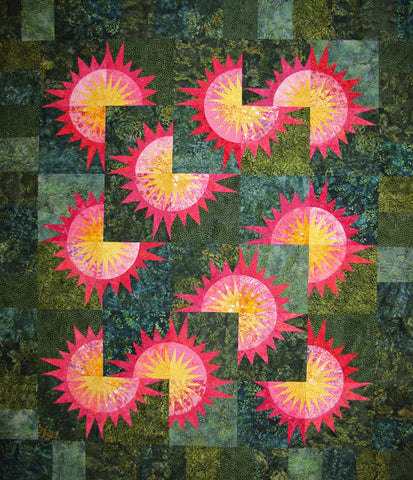 Sunflower Illusions Quilt Kit