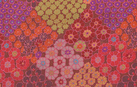 Tile Flowers - Brown