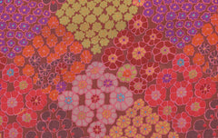 Tile Flowers - Brown