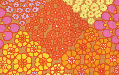Tile Flowers - Gold