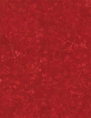 Tonga Budding Vines Crimson B1467