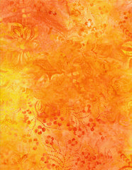 Tonga Dotty Flower Orange ~ B7019