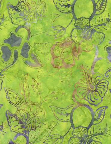 Tonga Tropical Bouquet Lime B1226