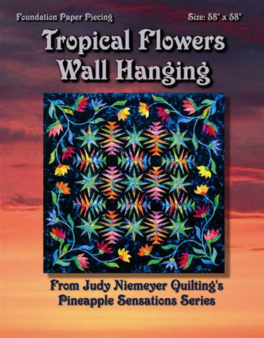 Tropical Flowers Wall Hanging Basic Pattern