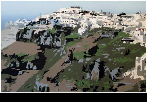 Thira on Santorini